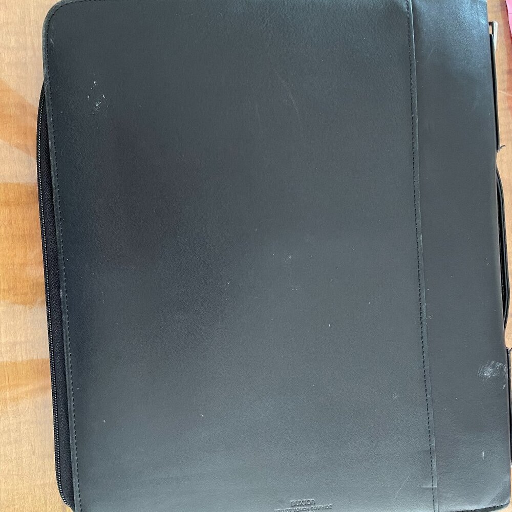 Black Leather Binder